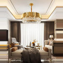 GobekUsa Crystal Water Droplet Pendant Lights: Elegant LED Dimmable Lamps for Dining Room Foyer