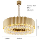GobekUsa Crystal Water Droplet Pendant Lights: Elegant LED Dimmable Lamps for Dining Room Foyer