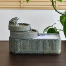 GobekUsa Flowing Water Fish Pond Tank - Outdoor Garden Ornament Landscape Aquarium