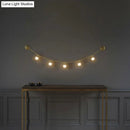 GobekUsa Gold Frosted Glass Bubble Wall Light - 5-Light Post Modern Lamp