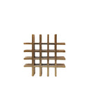 GobekUsa Geometric Block Metal Sculpture Abstract Square Decor Figurines, Home Decor Accessories