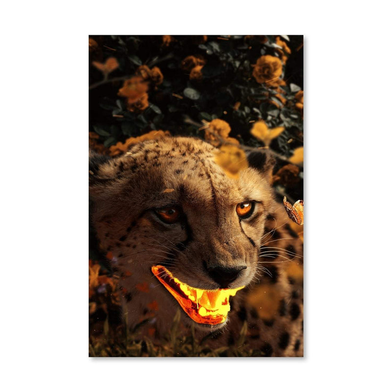 Gold Gepard Canvas