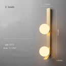 GobekUsa Glass Ball Nordic Wall Lamp for Living Room Bedside Study Balcony