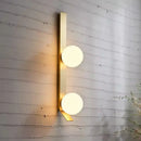 GobekUsa Glass Ball Nordic Wall Lamp for Living Room Bedside Study Balcony