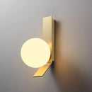 GobekUsa Glass Ball Nordic Wall Lamp for Living Room Bedside Study Balcony