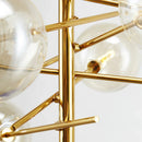 GobekUsa Gold Glass Bubble Chandelier for Dining Room