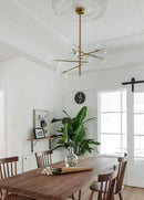 GobekUsa Gold Glass Bubble Chandelier for Dining Room