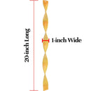Gold Glitter Icicle Finials by Lee Display