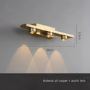GobekUsa Iron Art Mirror Front Wall Sconce