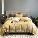 GobekUsa Jacquard Satin & Egyptian Cotton Patchwork Bedding Set - 4pcs
