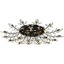 GobekUsa Crystal Ceiling Chandelier LED Fixture Lights for Living Room Bedroom by Samsarah Lighting
