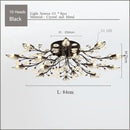 GobekUsa Crystal Ceiling Chandelier LED Fixture Lights for Living Room Bedroom by Samsarah Lighting