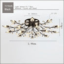 GobekUsa Crystal Ceiling Chandelier LED Fixture Lights for Living Room Bedroom by Samsarah Lighting