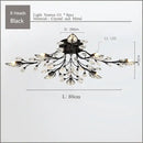 GobekUsa Crystal Ceiling Chandelier LED Fixture Lights for Living Room Bedroom by Samsarah Lighting