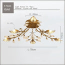 GobekUsa Crystal Ceiling Chandelier LED Fixture Lights for Living Room Bedroom by Samsarah Lighting