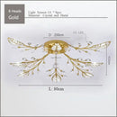 GobekUsa Crystal Ceiling Chandelier LED Fixture Lights for Living Room Bedroom by Samsarah Lighting