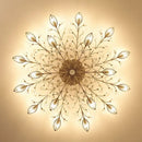 GobekUsa Crystal Ceiling Chandelier LED Fixture Lights for Living Room Bedroom by Samsarah Lighting