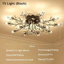 GobekUsa Crystal Ceiling Chandelier LED Light Fixture for Living Room Bedroom Kitchen