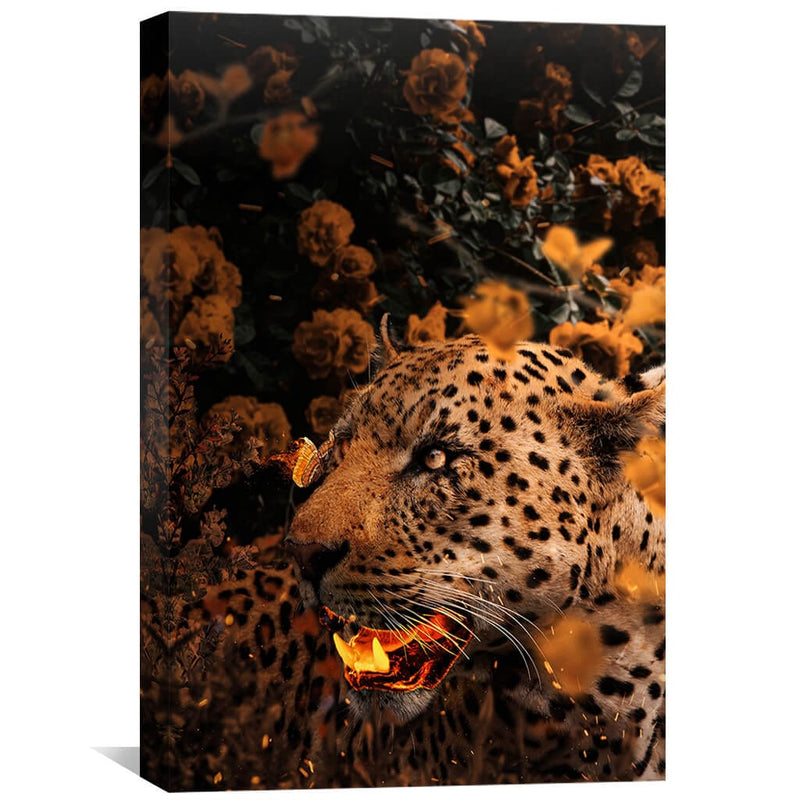 Gold Leopard Canvas