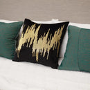 GobekUsa Gold Leopard Embroidered Pillow Cover for Luxe Living Room Decor
