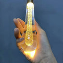 GobekUsa Crystal Drop Pendant Light - Bedroom Bar Bathroom LED Hanglamp