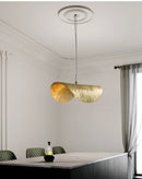 GobekUsa Gold Lotus Leaf Pendant Light - Modern LED Chandelier