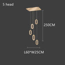 GobekUsa Gold Lustre Oval Acrylic Chandelier for Dining and Living Spaces