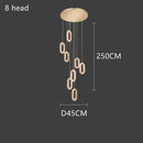 GobekUsa Gold Lustre Oval Acrylic Chandelier for Dining and Living Spaces