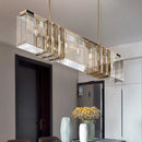 GobekUsa Gold Lustre Steel Pendant Light Luxury Dining Room LED Fixture