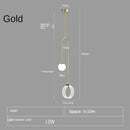GobekUsa Gold Luxury LED Pendant Light for Living Room, Bedroom, and Restaurant