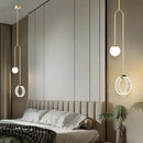 GobekUsa Gold Luxury LED Pendant Light for Living Room, Bedroom, and Restaurant