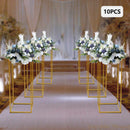 GobekUsa Gold Metal Wedding Flower Stand Set
