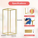 GobekUsa Gold Metal Wedding Flower Stand Set