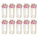 GobekUsa Gold Metal Wedding Flower Stand Set