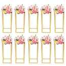 GobekUsa Gold Metal Wedding Flower Stand Set