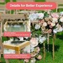 GobekUsa Gold Metal Wedding Flower Stand Set