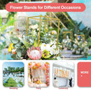 GobekUsa Gold Metal Wedding Flower Stand Set