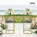 GobekUsa Gold Metal Wedding Flower Stand Set