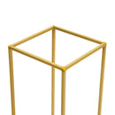 GobekUsa Gold Metal Wedding Flower Stand Set