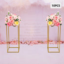 GobekUsa Gold Metal Wedding Flower Stand Set