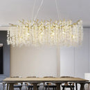 GobekUsa Gold Money Tree Branch Crystal Chandelier for Living Room and Bedroom