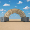 40'x40'x15' Double Truss Shipping Container Canopy Shelter by Chery Industrial