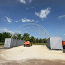 40'x40'x15' Double Truss Shipping Container Canopy Shelter by Chery Industrial