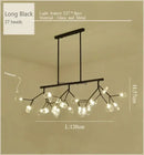 2024 GobekUsa Nordic Firefly LED Chandelier - Ideal for Living Room, Bedroom, Dining Room