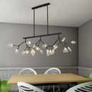 2024 GobekUsa Nordic Firefly LED Chandelier - Ideal for Living Room, Bedroom, Dining Room