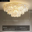GobekUsa Gold Pearl Pendant Chandelier - Living Room & Bedroom Decor
