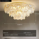 GobekUsa Gold Pearl Pendant Chandelier - Living Room & Bedroom Decor