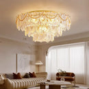 GobekUsa Gold Pearl Pendant Chandelier - Living Room & Bedroom Decor