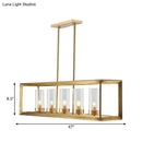 GobekUsa Gold Pendant Island Lights with Clear Glass Shades - Perfect for Dining Rooms