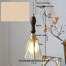 GobekUsa Glass LED Pendant Lamp Adjustable Loft Kitchen Light Fixture